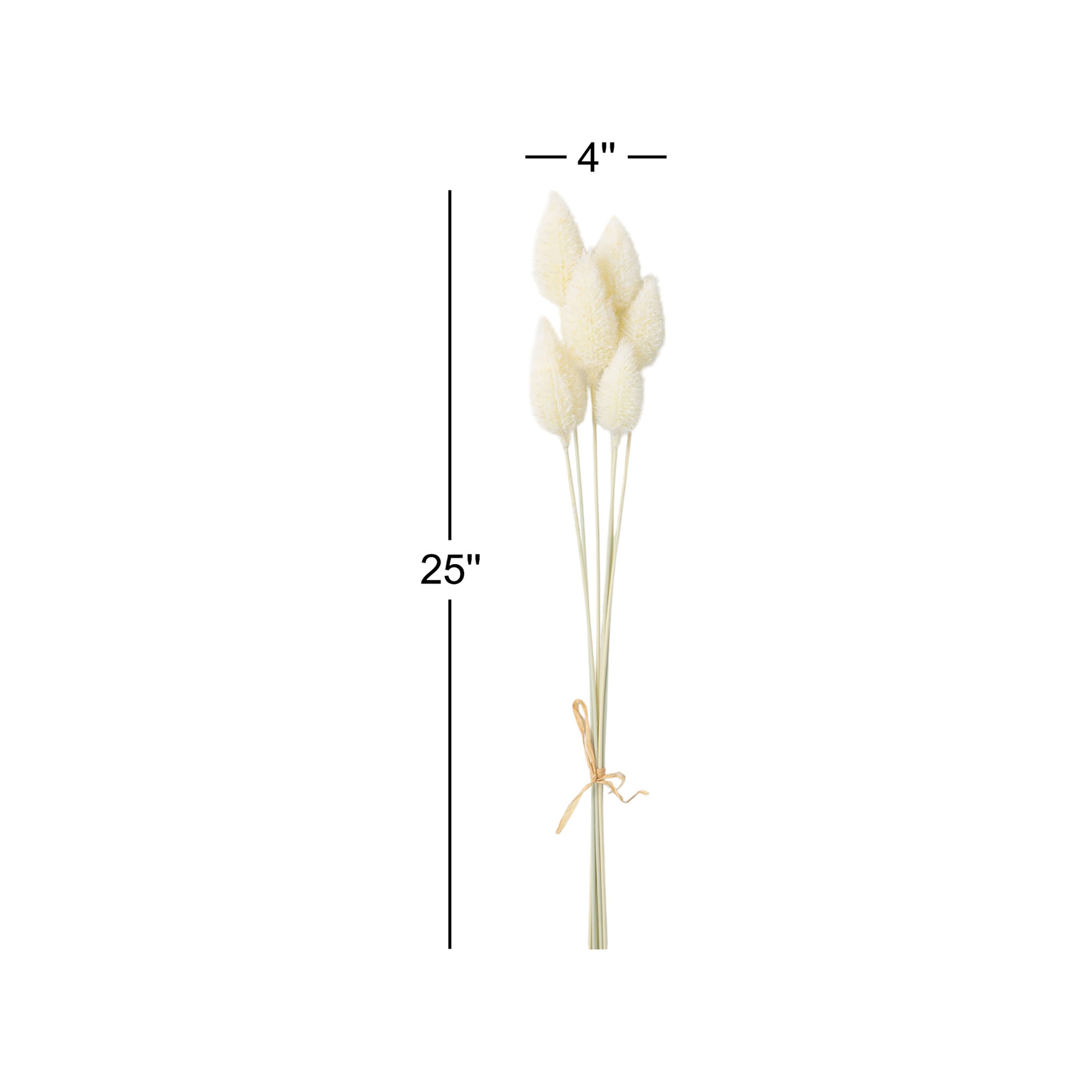 Madie Alabaster Cream Cone Stems