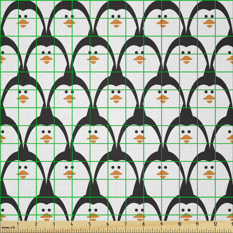 Darriel Funny Arctic Creatures Animal Multi-Purpose Fabric