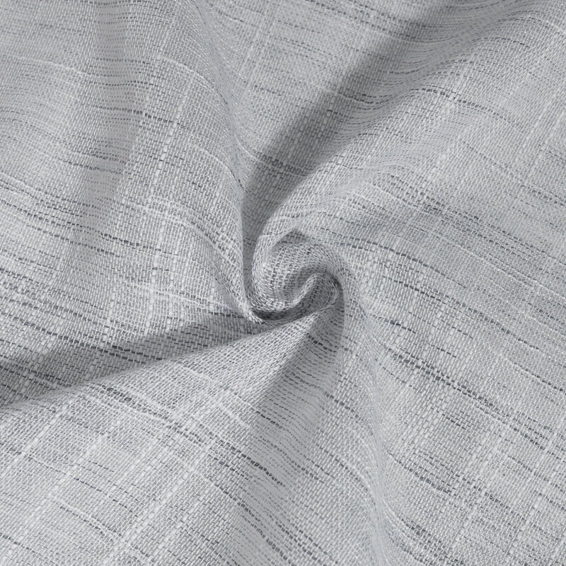 Panneau de rideau simple diaphane de couleur unie avec œillets, L 52 po x L 54 po