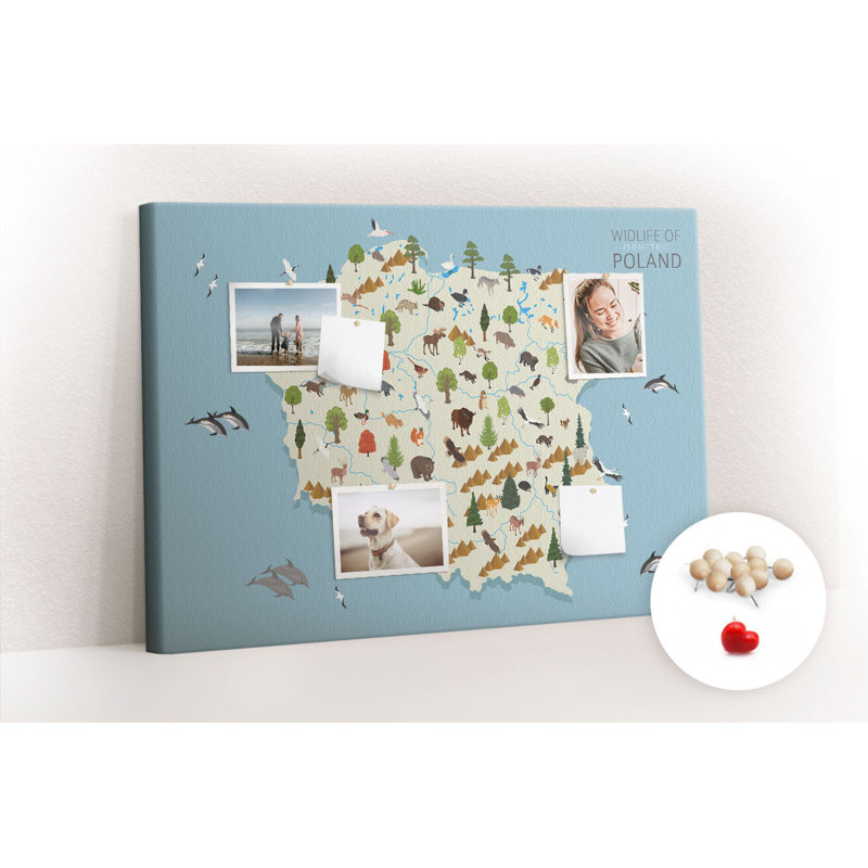 Bernistine Cork Corkboard / Bulletin Board