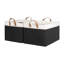 Bacs de rangement en tissu avec poignées, bacs pliables pour tablettes, placard, dortoir-1011834441-1037101988