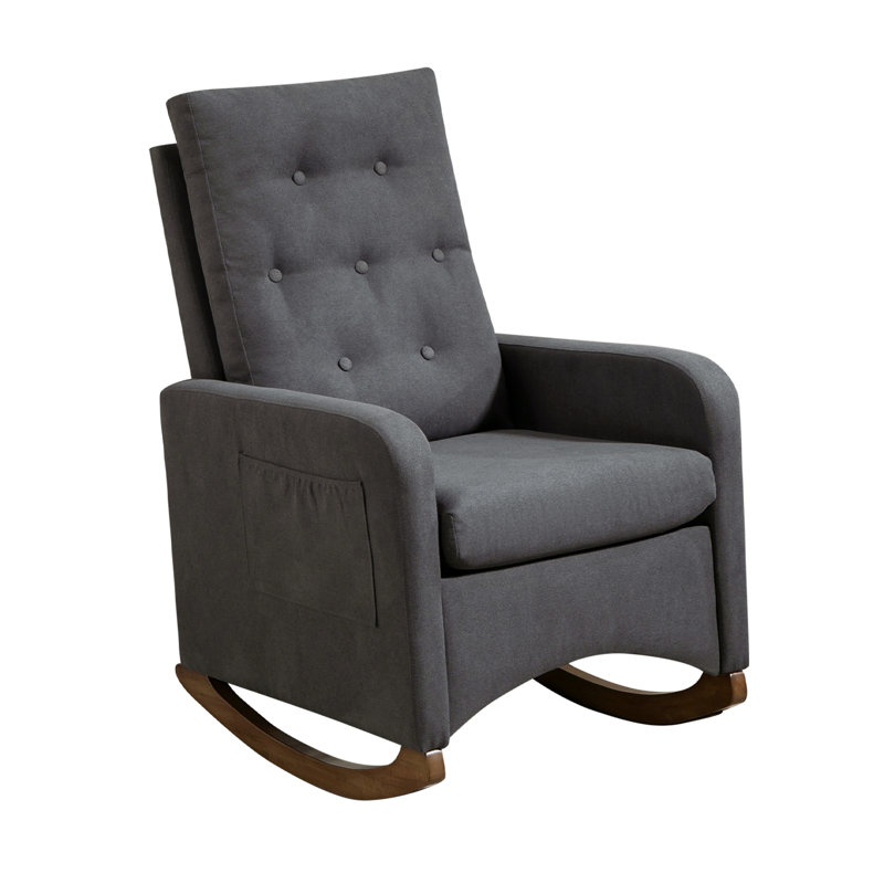 Upholstered Accent Chair, Grey