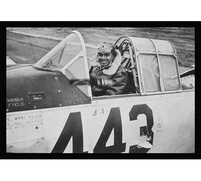 Pilot Returning From Europe Photographic Print