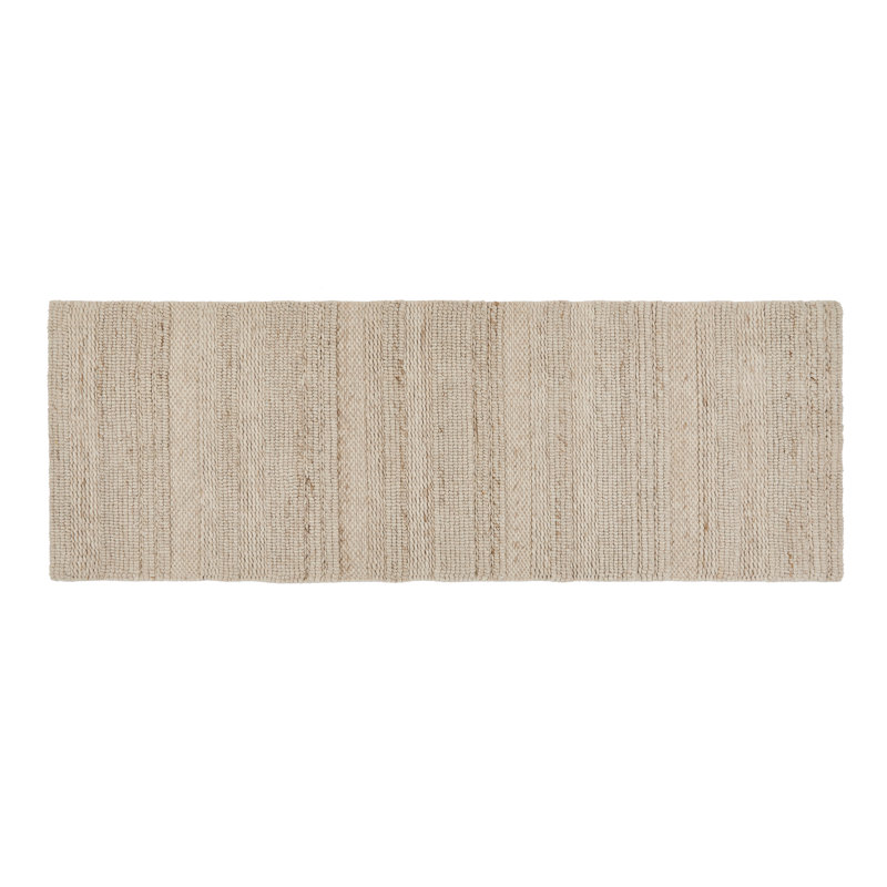 Lombox Striped Hand Woven Area Rug, Runner 67 x 200cm