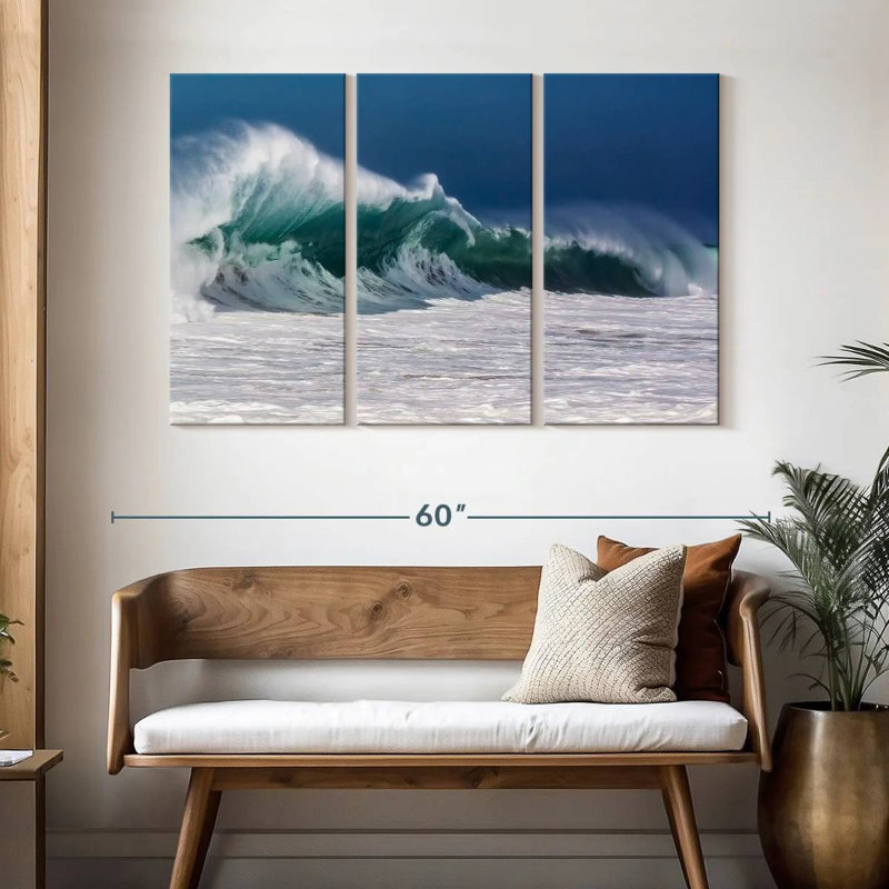 Gillard Surging Ocean Wave, 32" H x 50" W