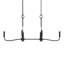 Lustre noir 6 lumières Ilia-127380333