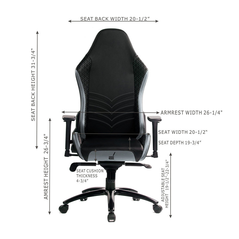 Ergonomic Office Chair with Adjustable Features, Gray