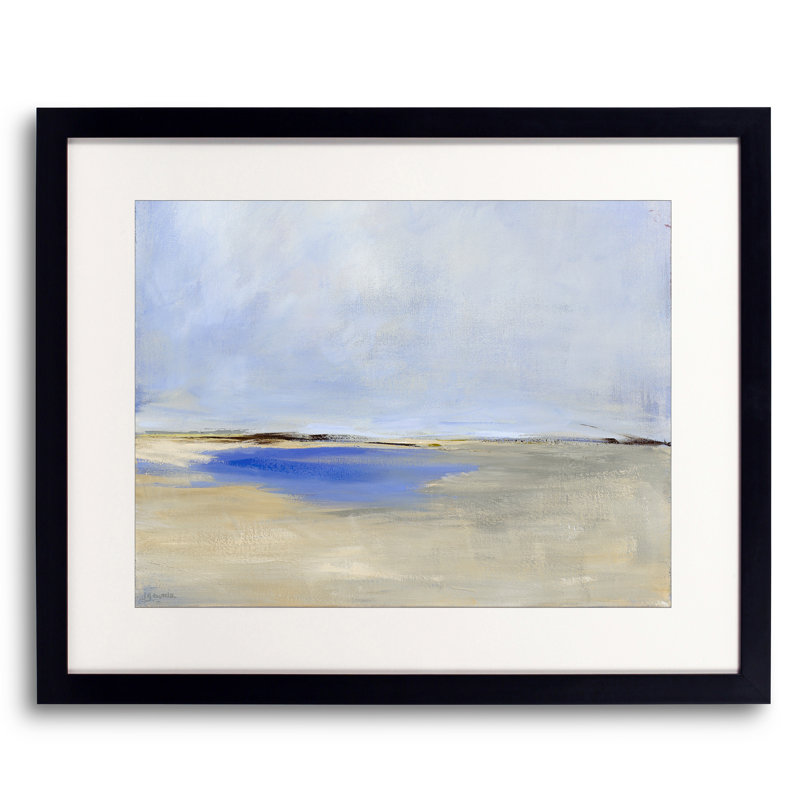 Strip Away Life And Run To Me Print, Black Framed Paper, White, 24" H x 30" W
