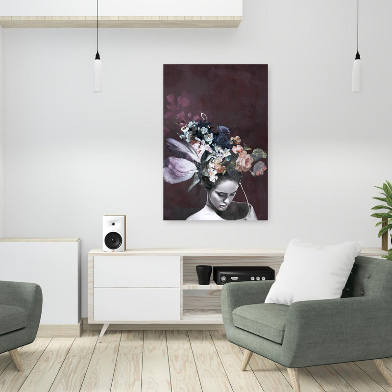 Haute couture 5 art urbain contemporain, H 36 po x l 24 po