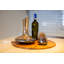 Carafe à vin Wrest Studio ™ Slant Collection et ensemble de quatre verres à vin sans pied, or