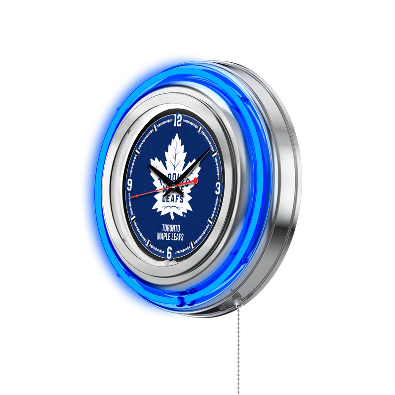 Horloge murale 15" nhl, Maple Leafs de Toronto