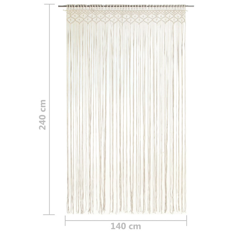 Lasater Sheer Curtain Single Panel, Cream