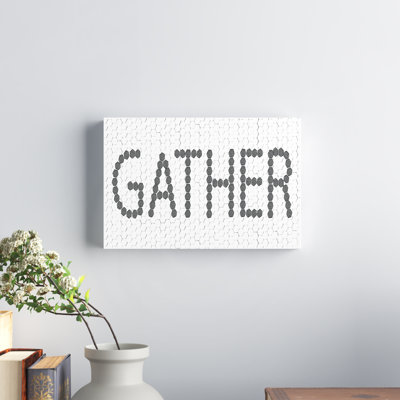 «Gather», impression sur toile tendue