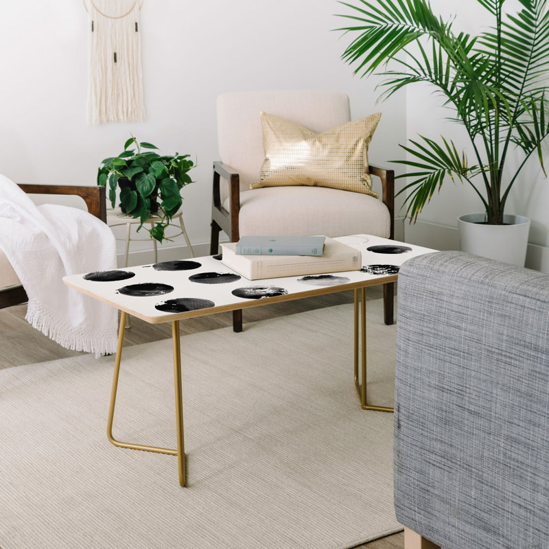 Solid Wood Top Coffee Table