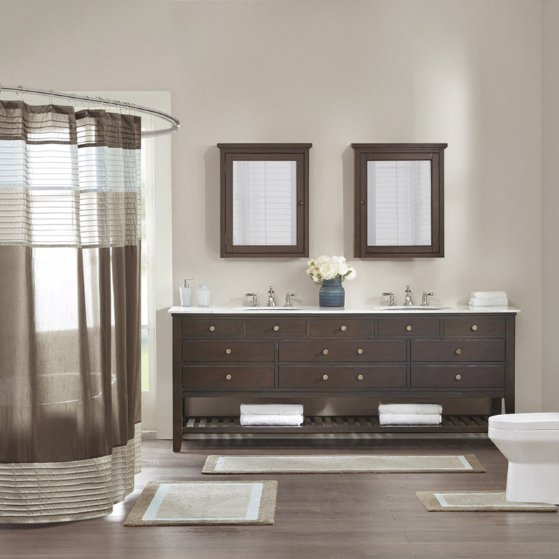 Quick-drying Cotton Elegance Bathroom Rug