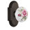 Cottage Plate with White Rose Porcelain Door Knob