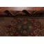 Tapis traditionnel rétro en laine à motif médaillon 7 x 10