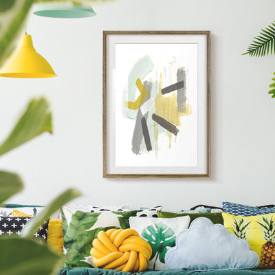 Tonal Frequency II Framed On Paper Painting