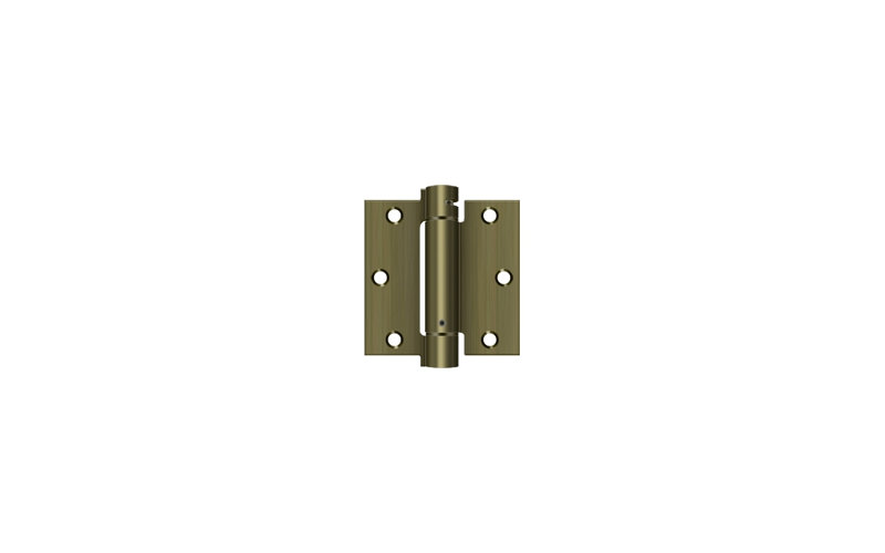 64'' x 64'' Steel Surface Mount Hinge, Antique Brass