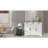 Farmhouse Buffet Cabinet Storage Sideboard With 3 Drawers And 3 Doors For Dining Living Room Kitchen Cupboard-White