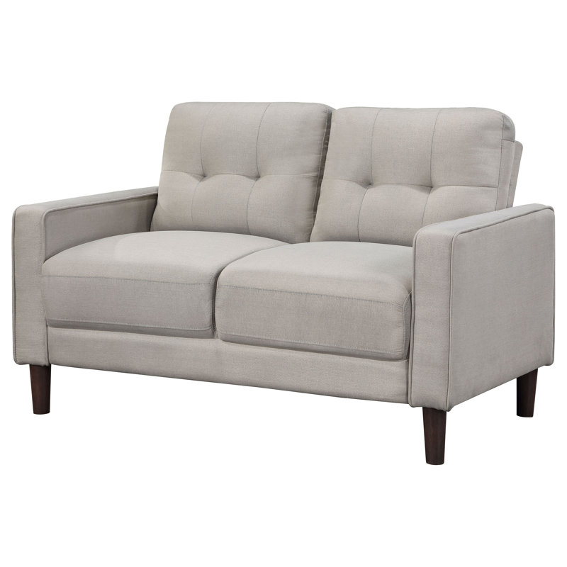 Grand Aesthetic - Causeuse capitonnée Sifford, Beige