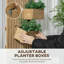 Wood Hanging Planter
