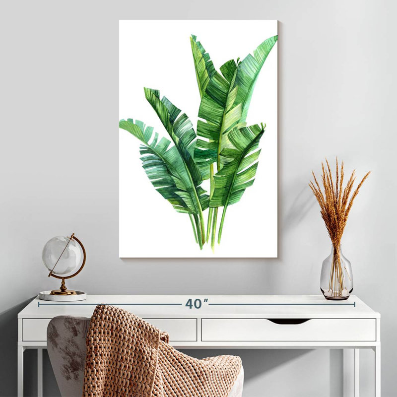 Harnek Green Banana Leaves, 30" H x 20" W