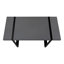 Bureau d'ordinateur 48 po Modern Contemporary Contemporary Office - Bureau en stratifié gris et métal noir | Idée cadeau-1327268247
