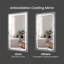 Miroir de salle de bain à DEL avec cadre en aluminium-1018053170