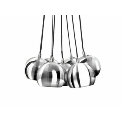 Noa 7 - Light Chrome Cluster Pendant
