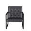 Chaise d'appoint avec repose-pieds, fauteuil d'appoint rembourré en tissu de style moderne, canapé en tissu de lin avec repose-pieds