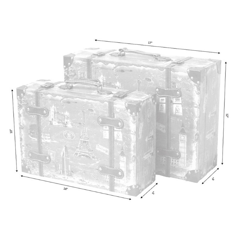 Ensemble de valises 2 pièces Barthes