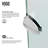 Gemini 40" W x 40" D x 73" H Hinged Frameless Shower Enclosure with 3/8  Clear Glass-50962119
