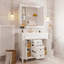 Meuble-lavabo 36 po avec lavabo en résine et miroir-271807971