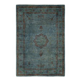 Fine Vibrance One-of-a-Kind 4' 2" X 6' 0" Hand Knotted Area Rug