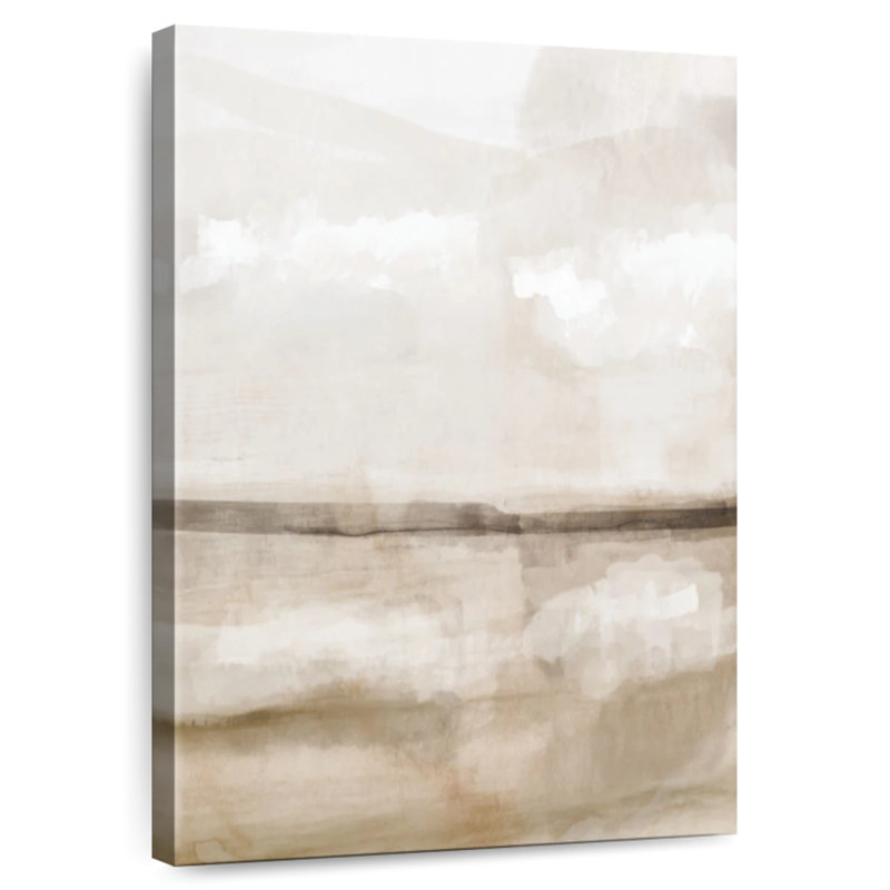 Soft Beige Landscape I, 51" H x 34" W