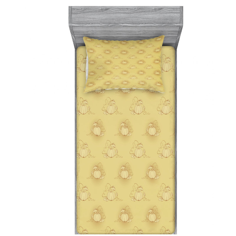 Microfiber Sheet Set, Twin XL Sheet Set with Fitted Sheet