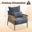 Chaise avec accoudoirs Masson Chenille-614586123