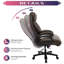 Chaise de bureau ergonomique en similicuir Lanyah-433444081