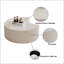 Table basse en cuir fritté clair de forme irrégulière en cuir, motifs gris uniques pour un décor de salon moderne-633666313