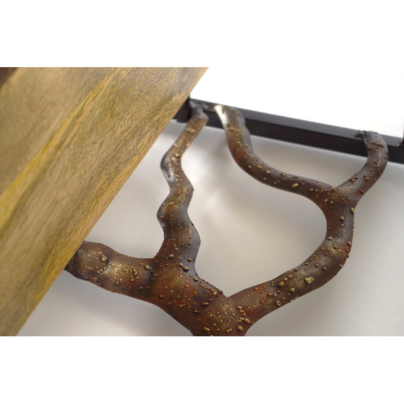 Dipalma 3 Piece Solid Wood Tiered Shelf