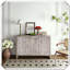 Buffet à 3 portes en bois de style campagnard