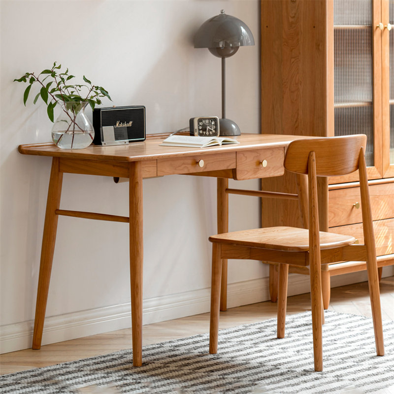 Bureau en bois massif Khyion