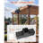 4x4 Inch Pergola Bracket Kit Inner 3.5x3.5 3-Way Woodworks DIY Post