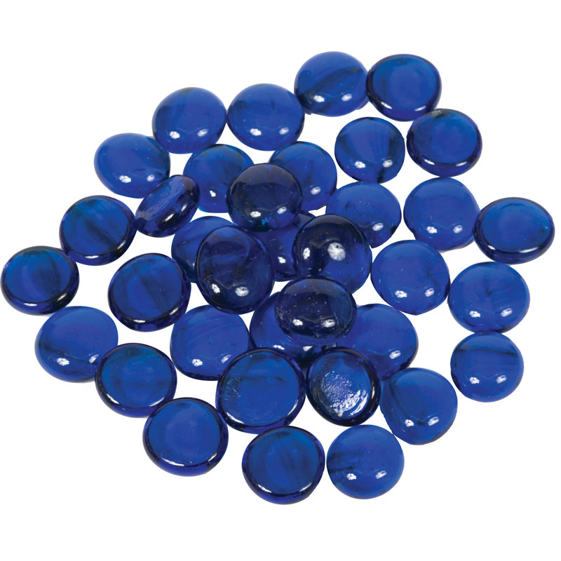 10 lb Verre feu Dagan, Bleu foncé