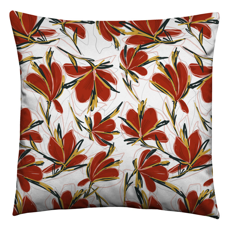 Amani Floral Square Cushion