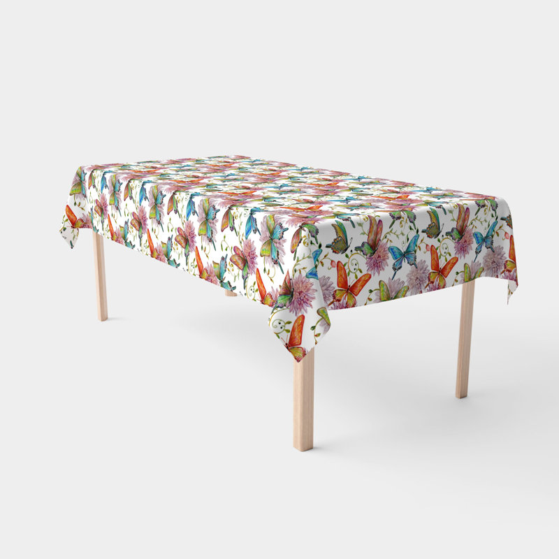 Floral 236 Cotton Tablecloths, 120" x 60"