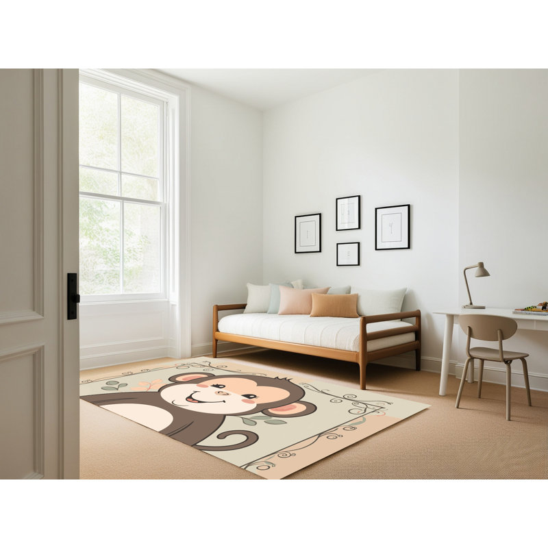 Tapis pour enfants East Urban Home, Rectangulaire 2 pi x 3 pi