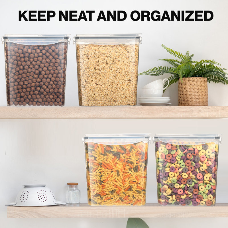Plastic Food Storage Container - Set of Containers and Lids