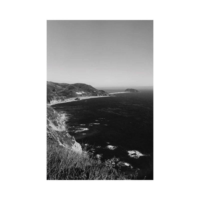 «Big Sur California IV» par Bethany Young, reproduction de photo sur toile tendue, H 12 po x l 8 po x P 0,75 po